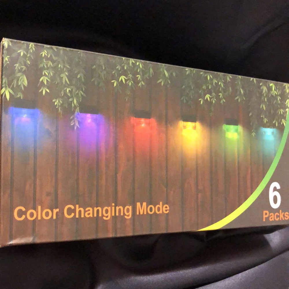 6 Deck Solar Lights - Color Changing